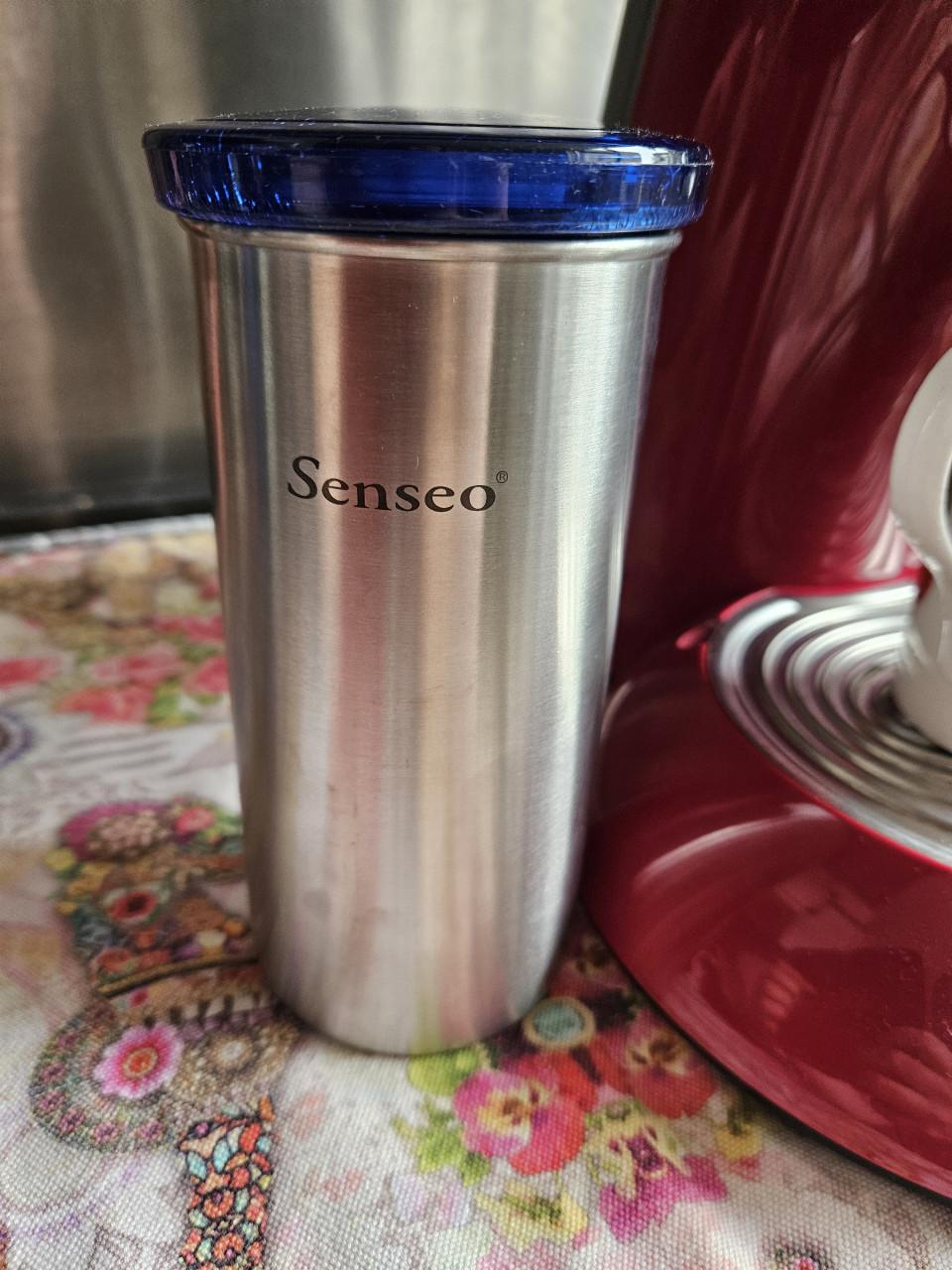 Rood senseo koffiezetapparaat