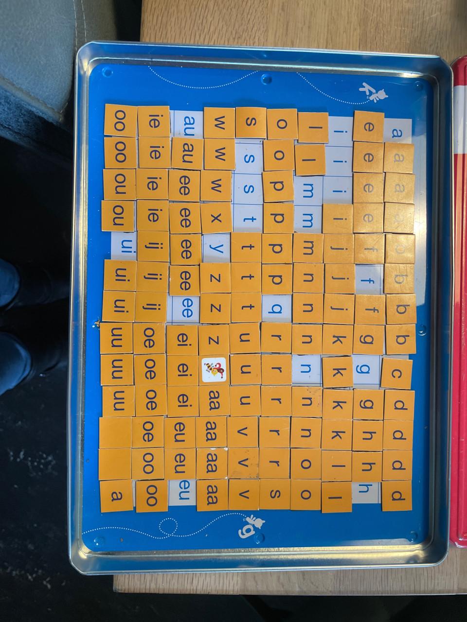 Magnetische letterdoos