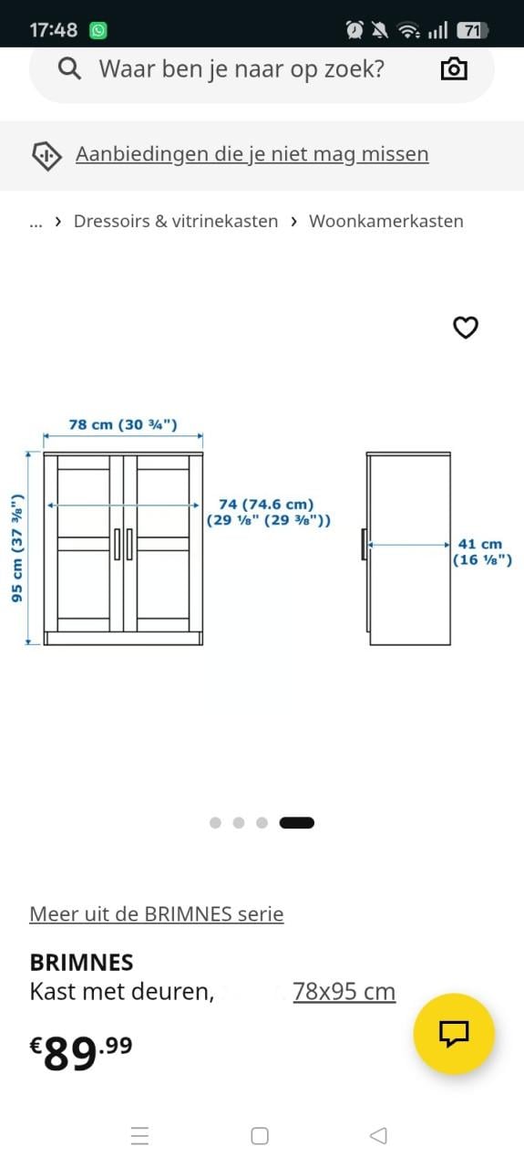 Ikea Besta kasten - wit