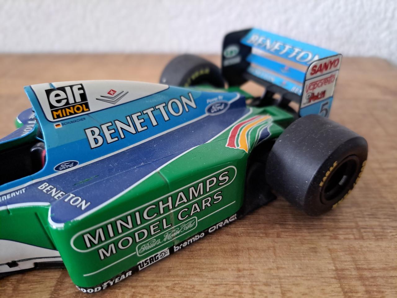 Benetton Ford B194 (startnummer 5) uit het Formule 1-seizoen van 1994,