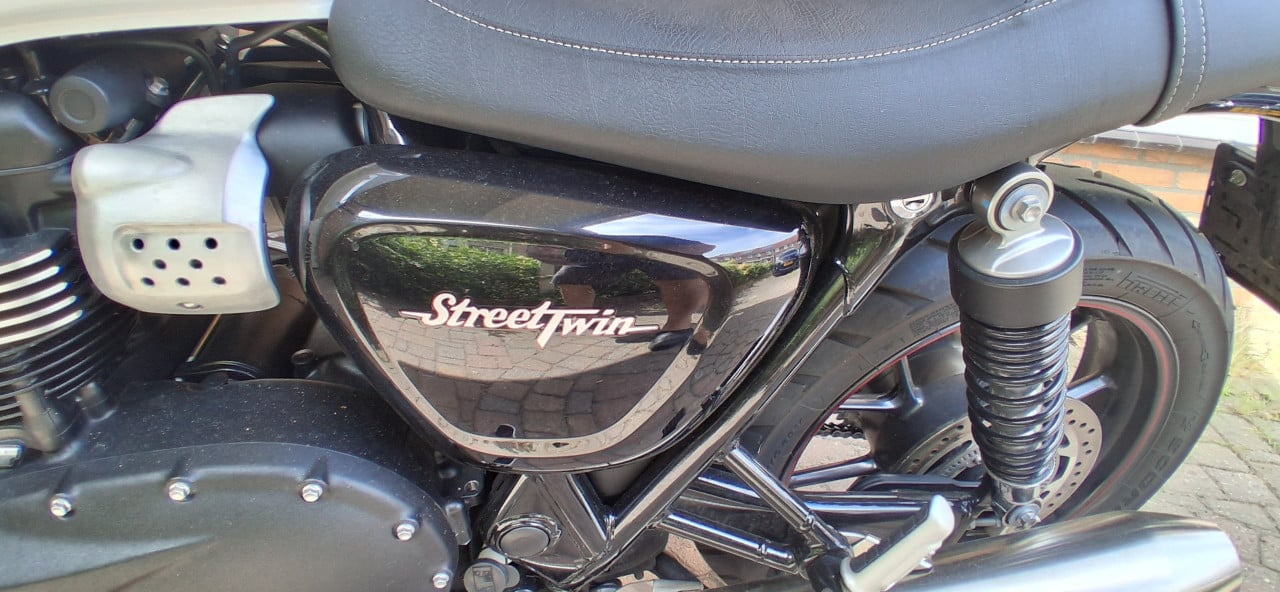 Schitterende Triumph Street Twin 900