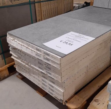 3030-373 Natuursteenlook tegels, 60x60 cm, grijs, van € 60,44/m² voor