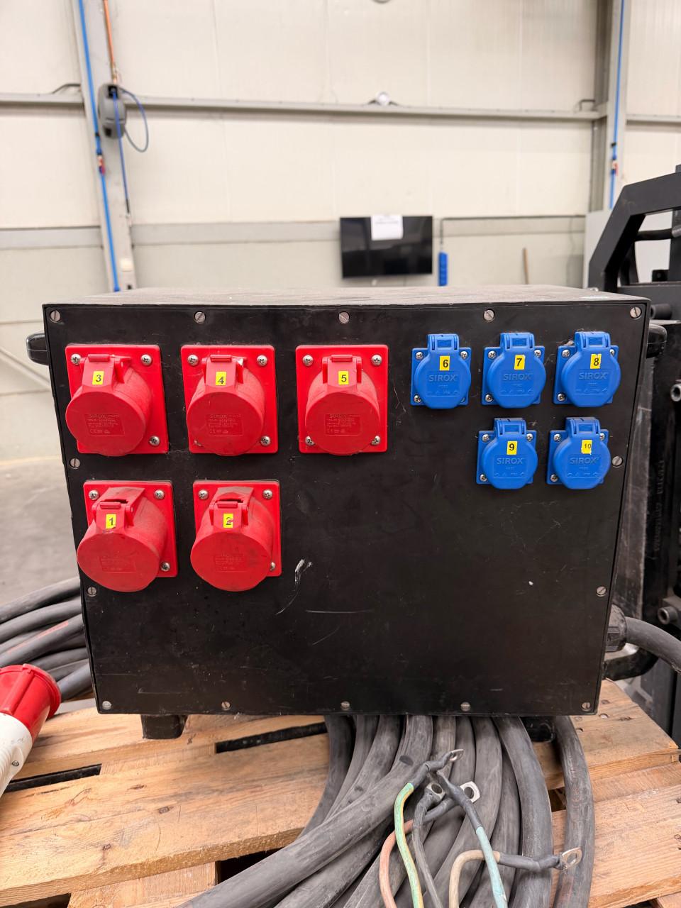 Krachtstroom verdeler CEE 63A 5-polig