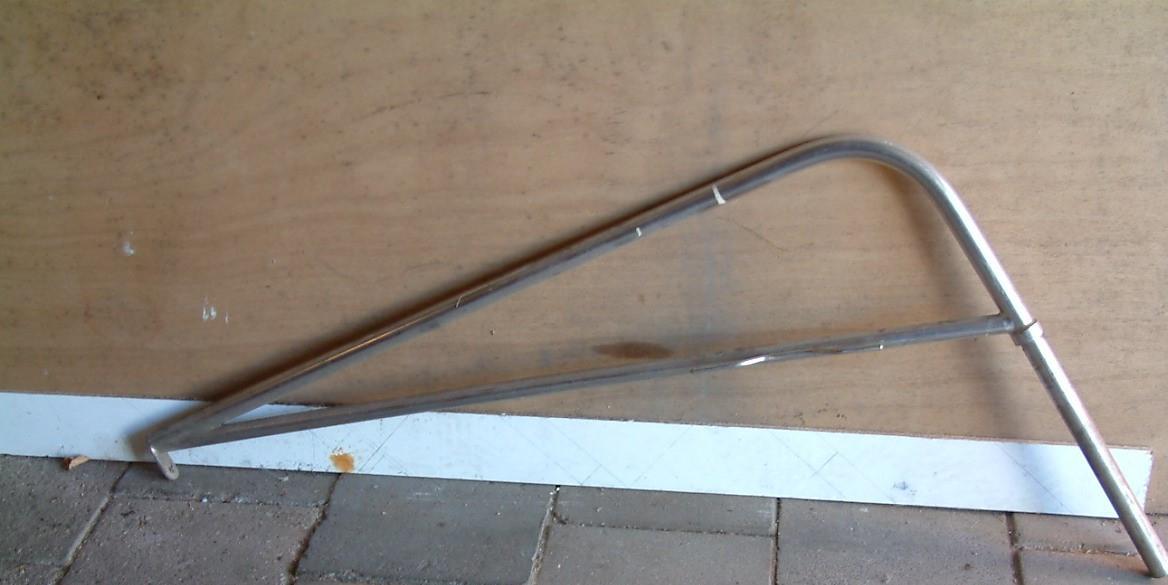 Zware laad boom   Roest vrij staal  massief staal  25 euro