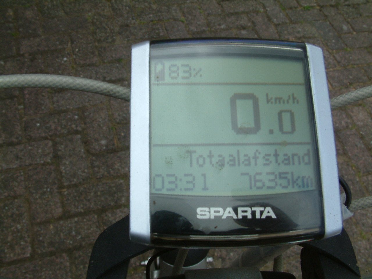 E-bike  sparta  Ion -M -Gear  2008  goede accu en oplader  en slot /kabel