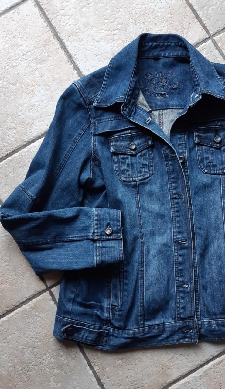 Jeansjasje met borstzakkken, Merk Cecil,