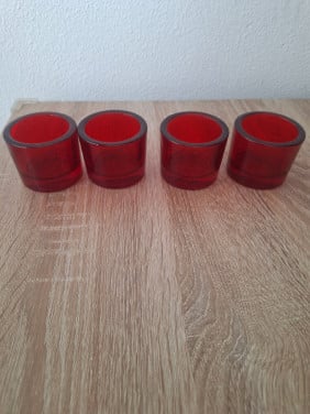 4 rode kaarshouders
