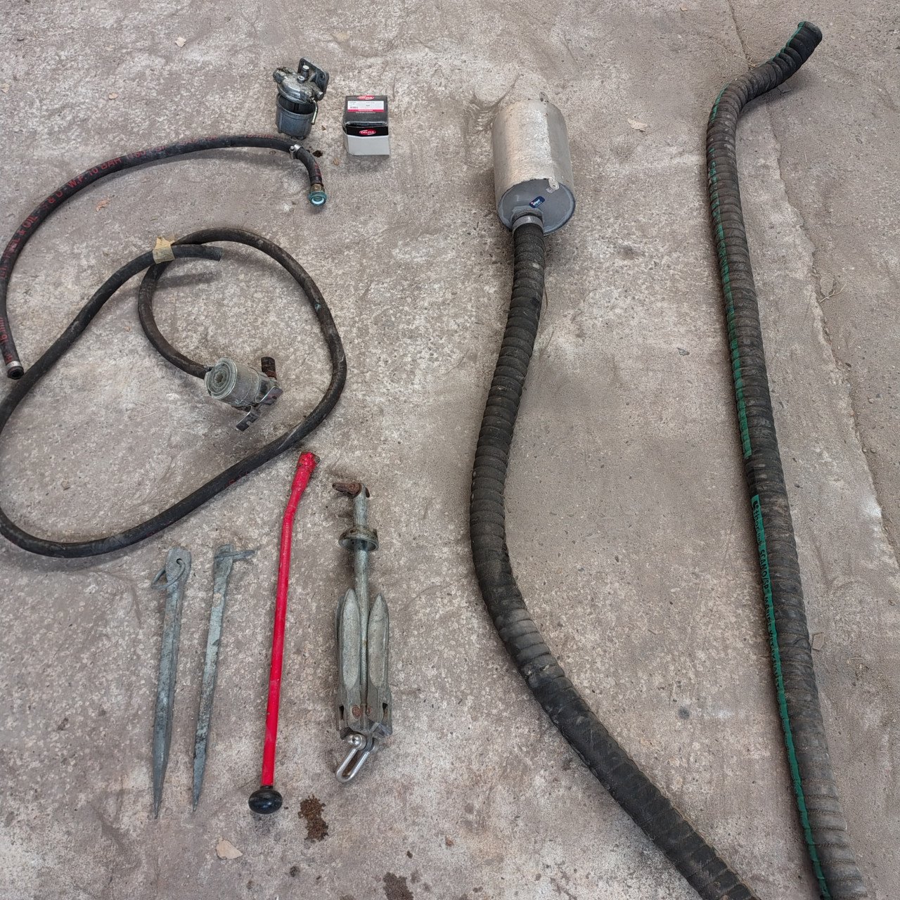 Zweedse spitsgatter 8m mahonie/eiken – opknapper