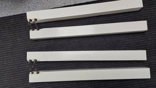 Witte MDF eettafel