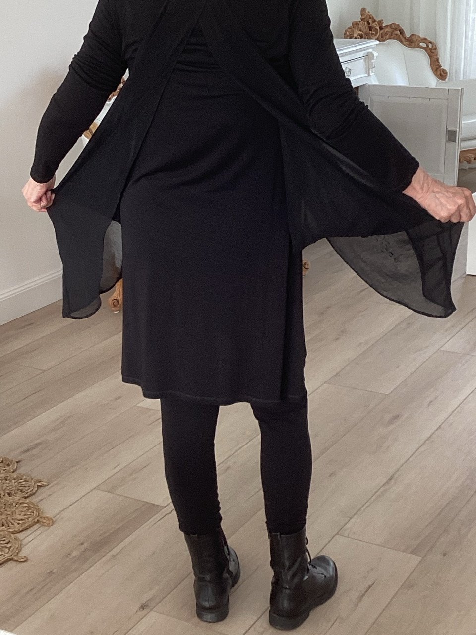 Apart jurkje met tule en stretch maat Xl