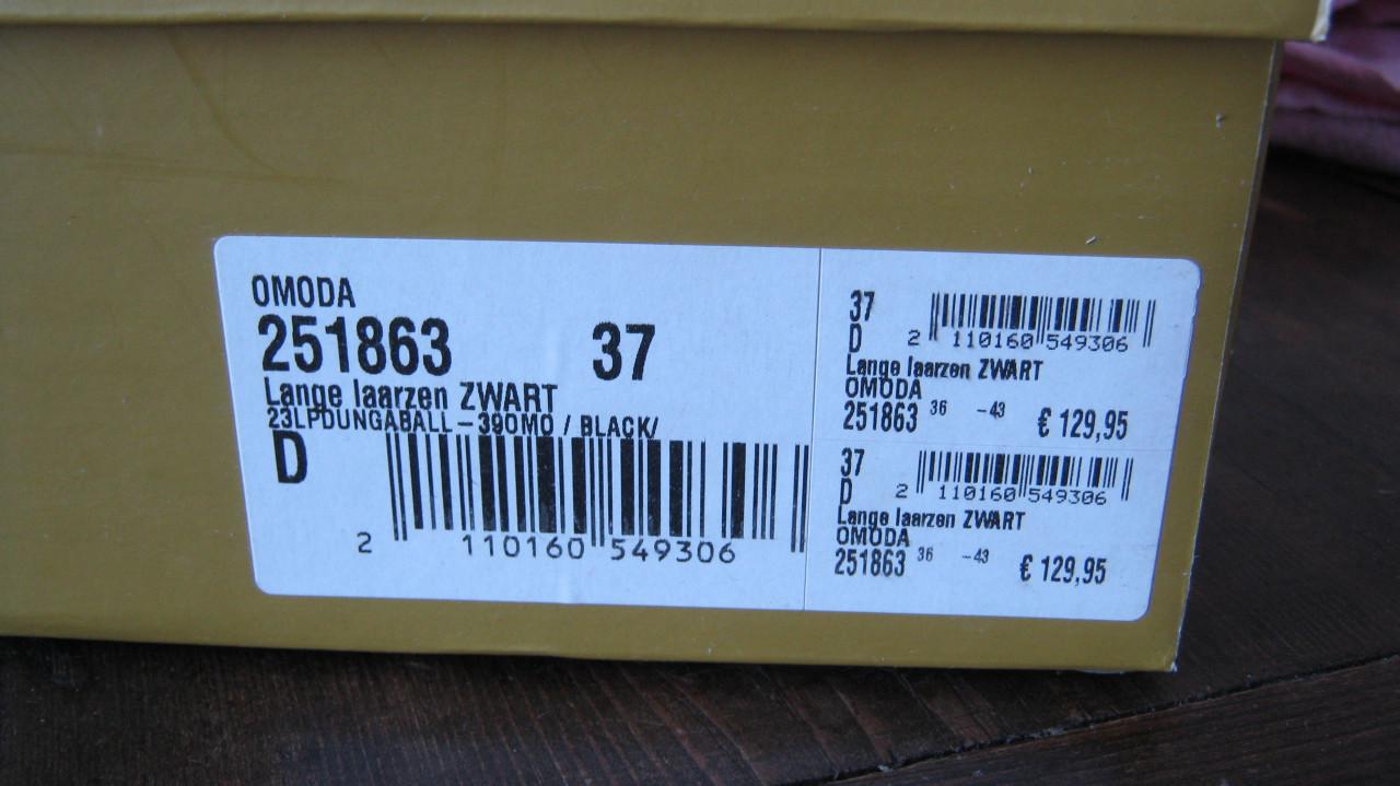 NIEUW LAARZEN ECHT LEER  MAAT 37 MAG WEG VOOR 40 EURO