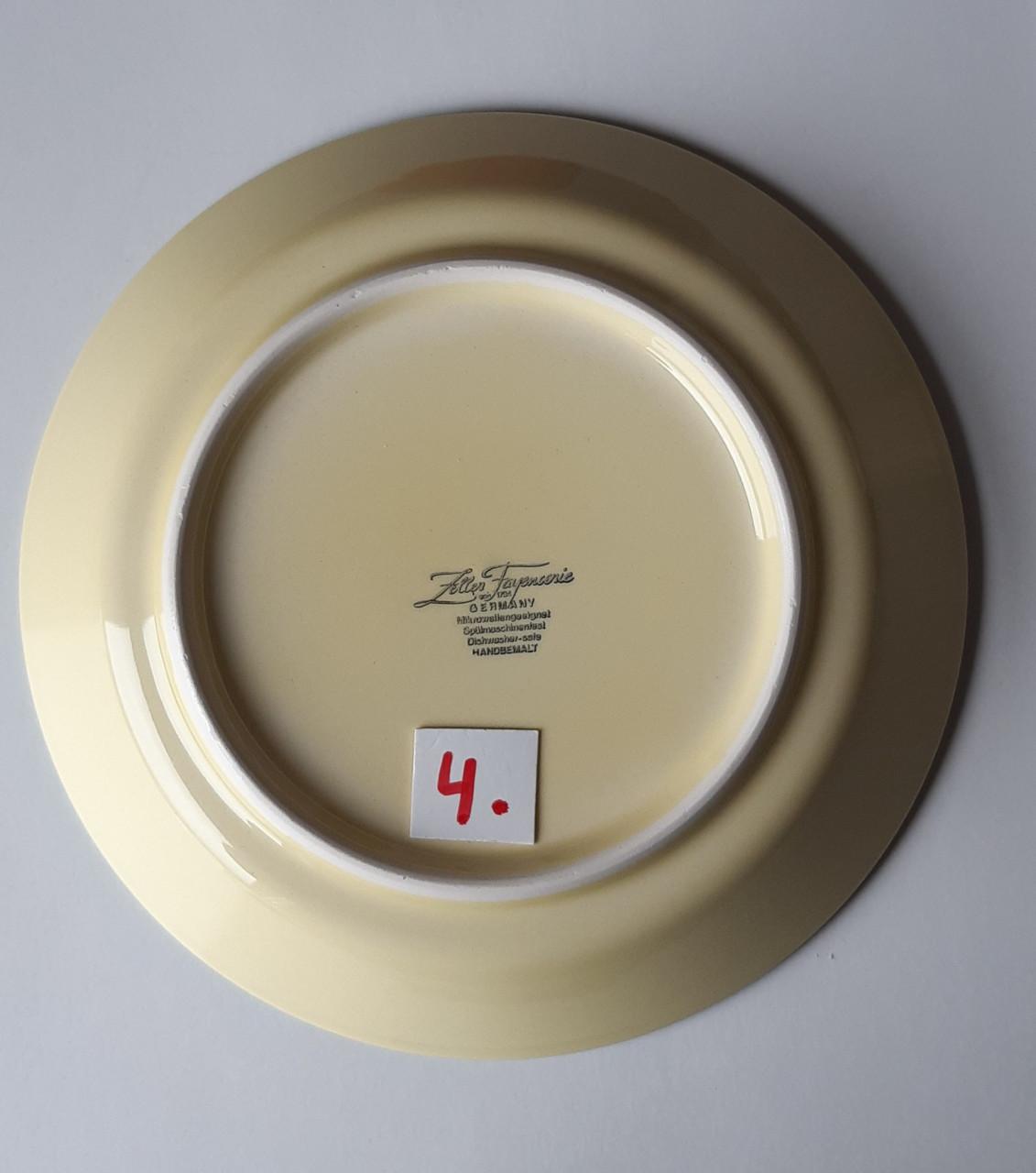 Kip en haan servies: 1 soepkop + 1 schotel