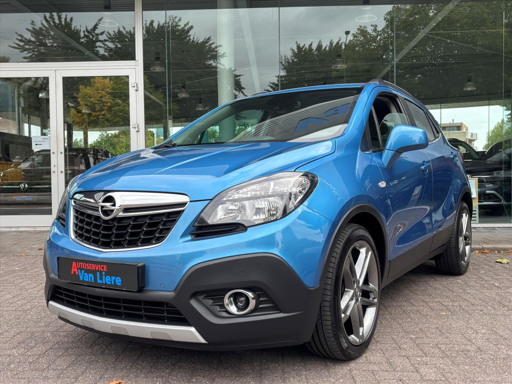 Opel Mokka 1.4 turbo 140pk cosmo| sunroof|trekhaak|leder| stoel-stuurverwar