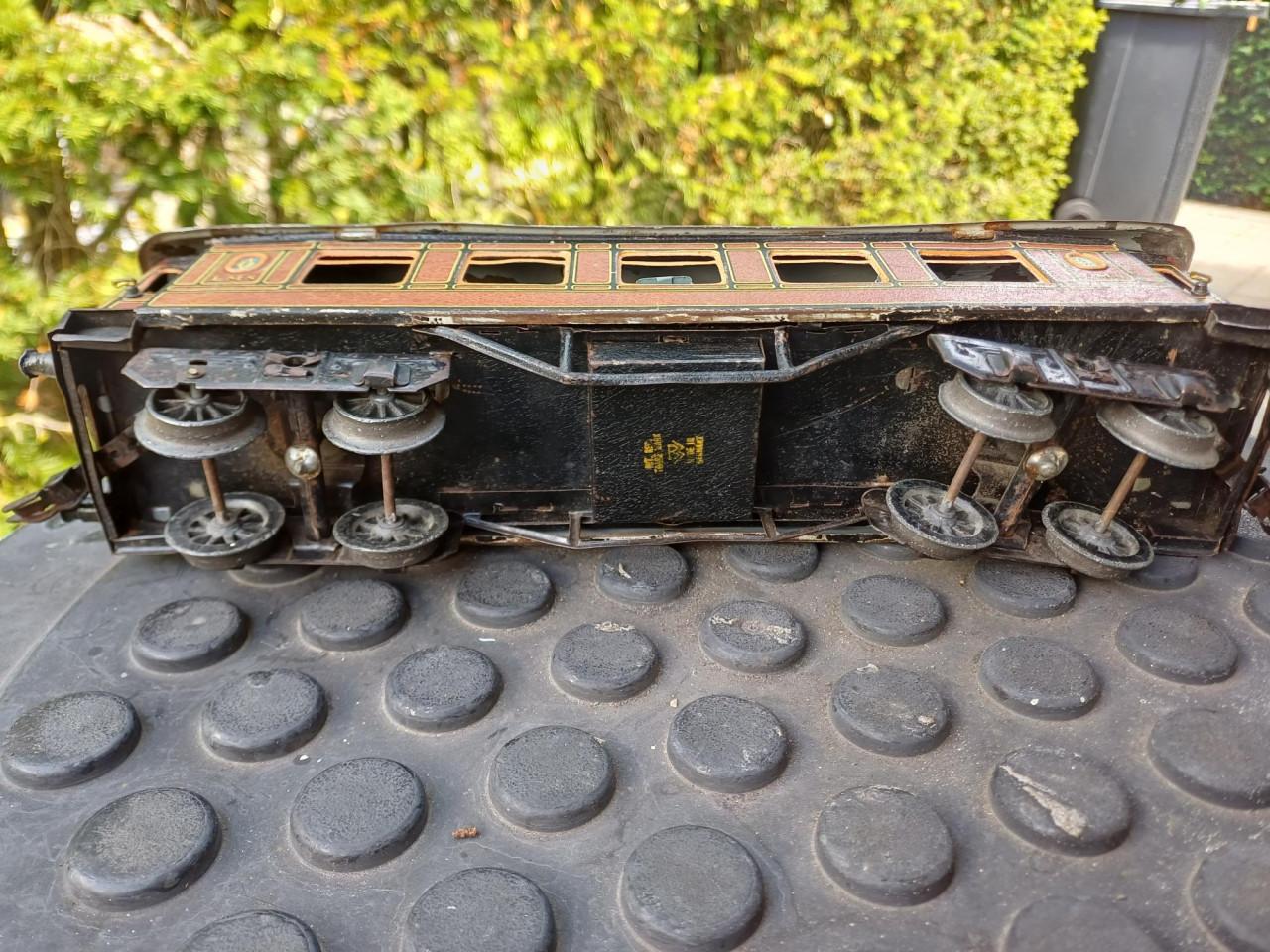 Antieke spoorwegwagon