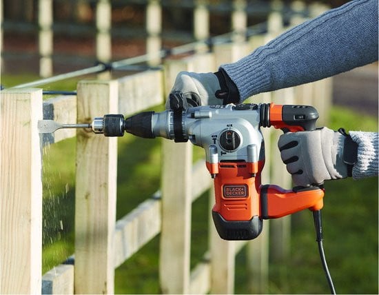 B+D 1250W 3.7J Pneumatische boorhamer