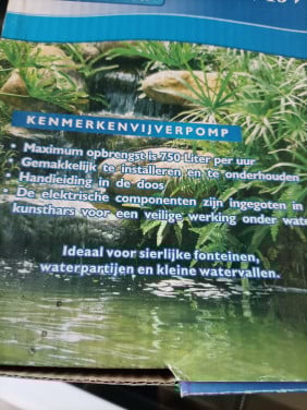 Vijver pomp