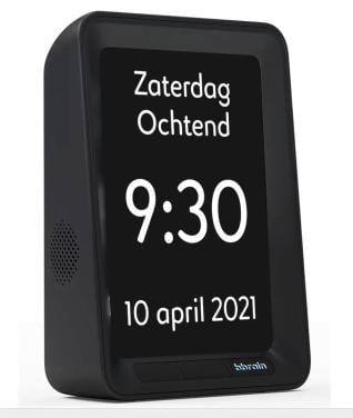 Bbrain dementie klok zwart