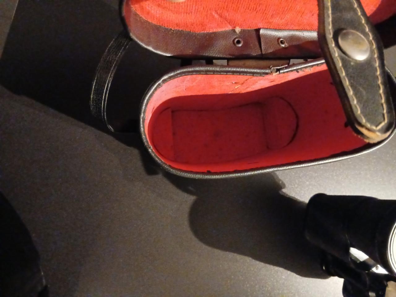 Vintage verrekijker Weltblick 12 x 50 in lederen tas