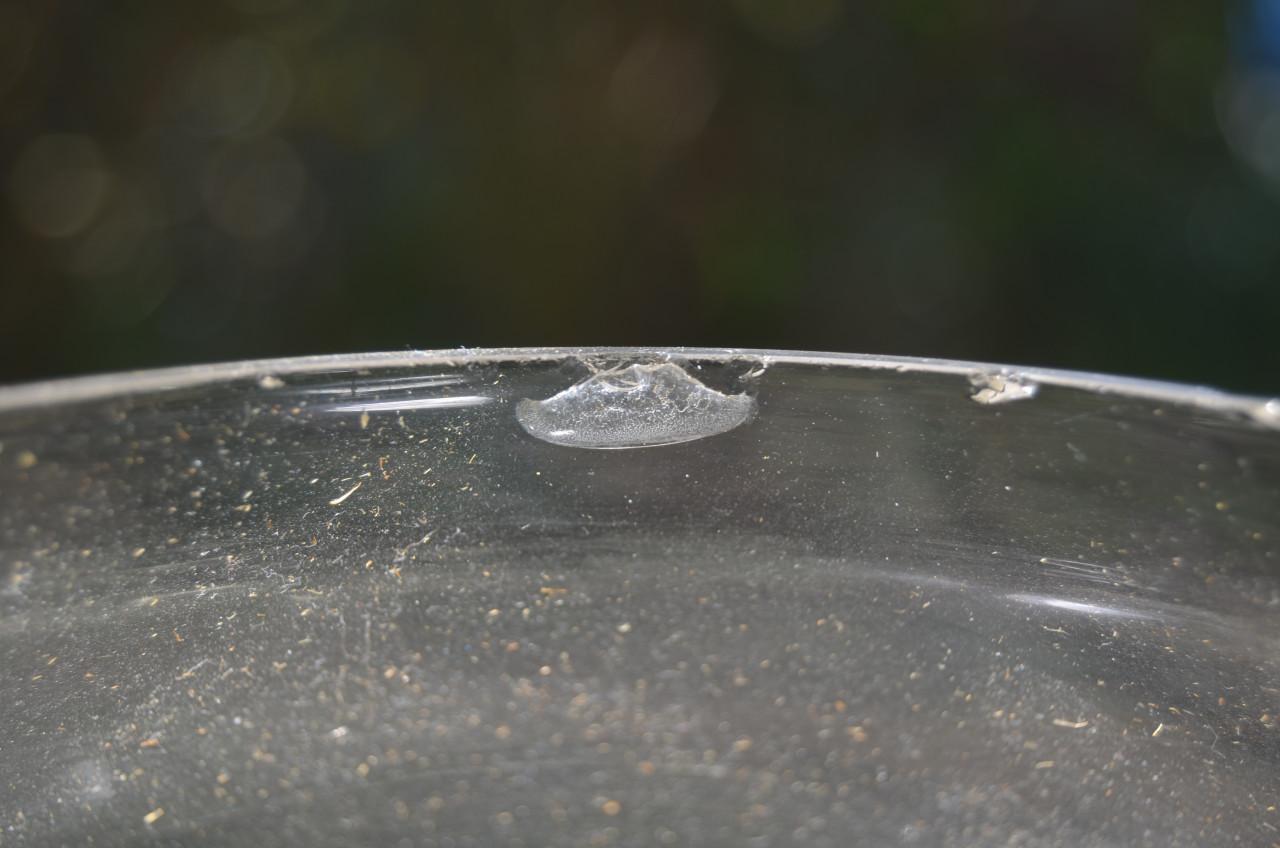 Fraaie glazen punchbowl bak / pot / bowl
