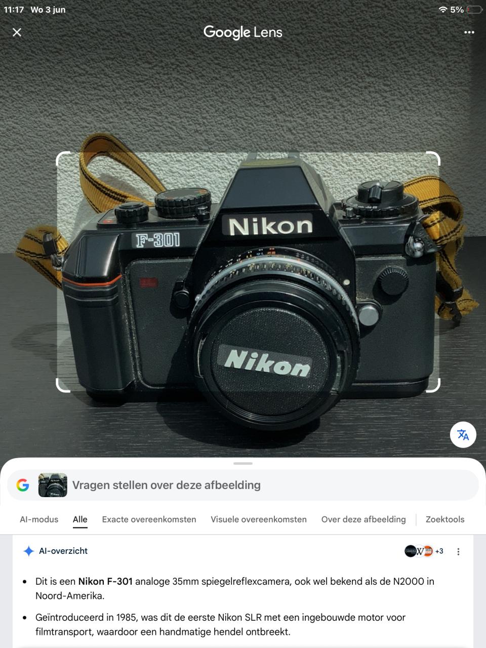 Nikon Analoge spiegelreflexcamera F301