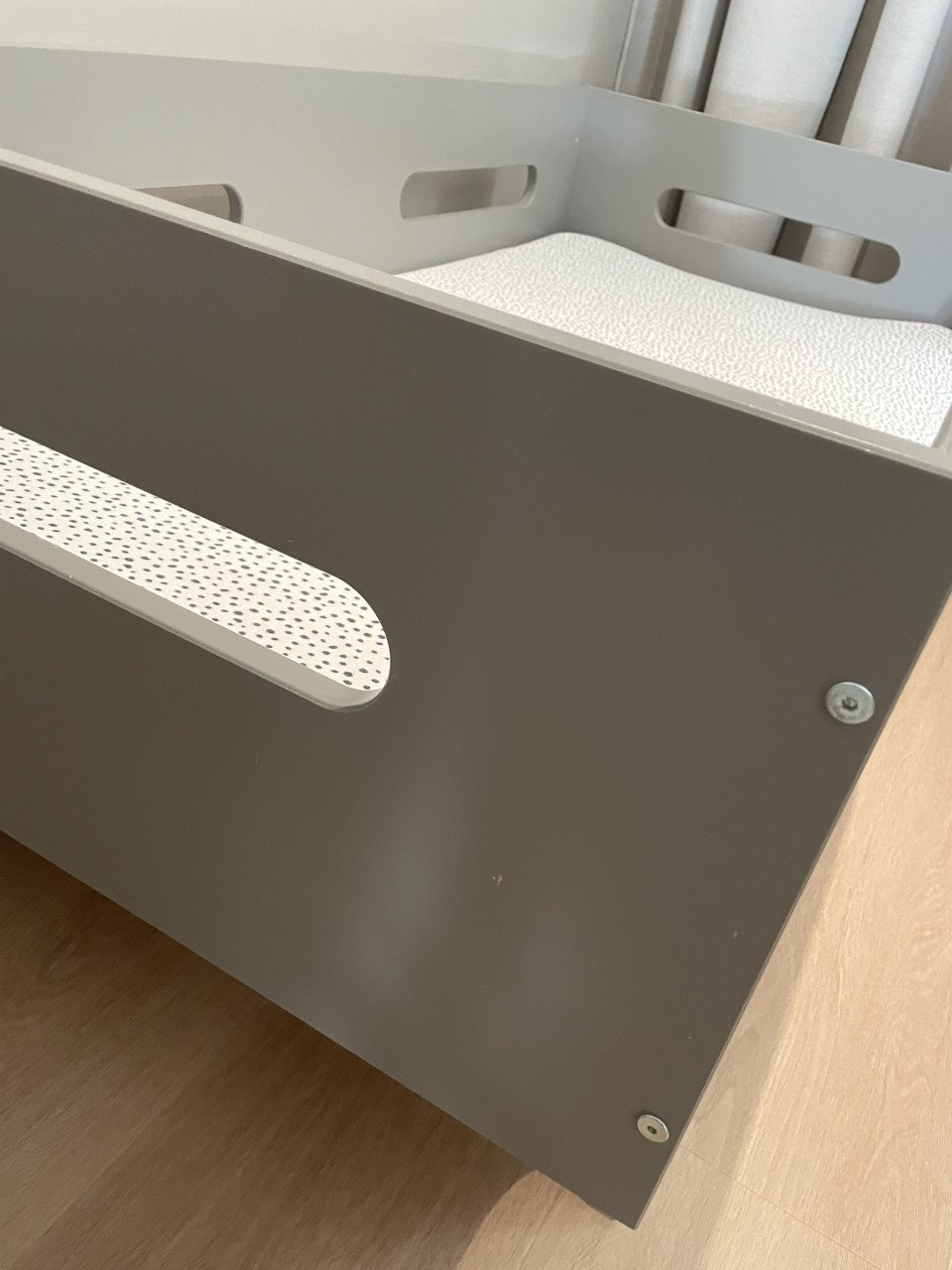 Peuterbed Petite Amélie Colombe grijs 140x70 cm €60