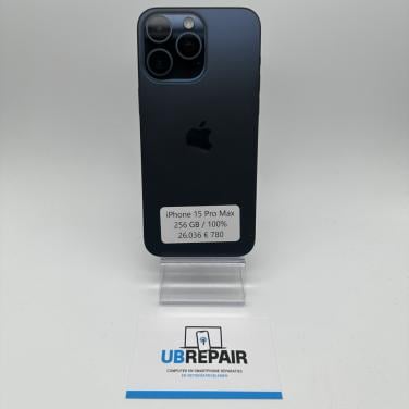 Apple iPhone 15 Pro Max 256 GB blauw titanium