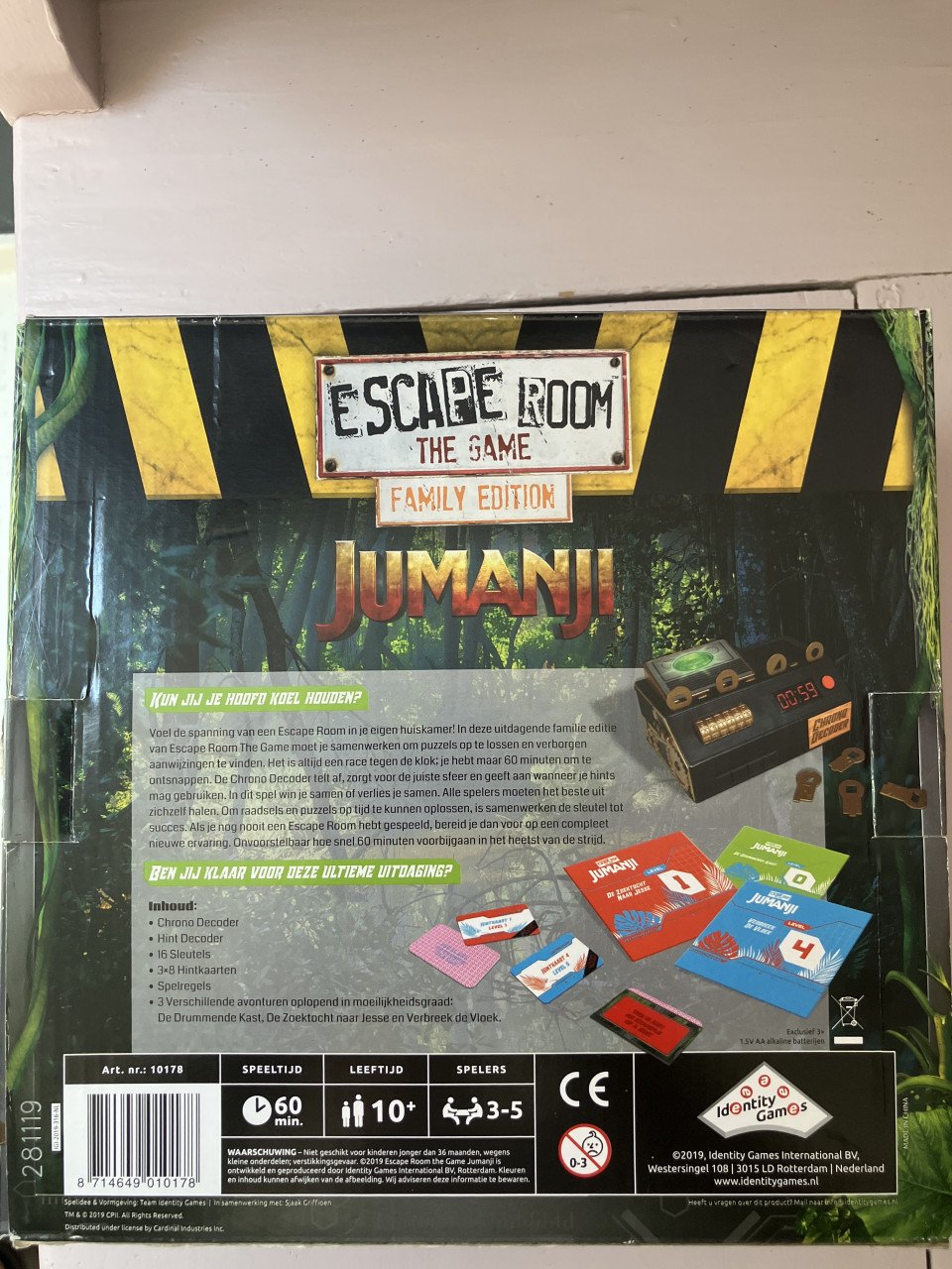 Spel escape room Jumanji