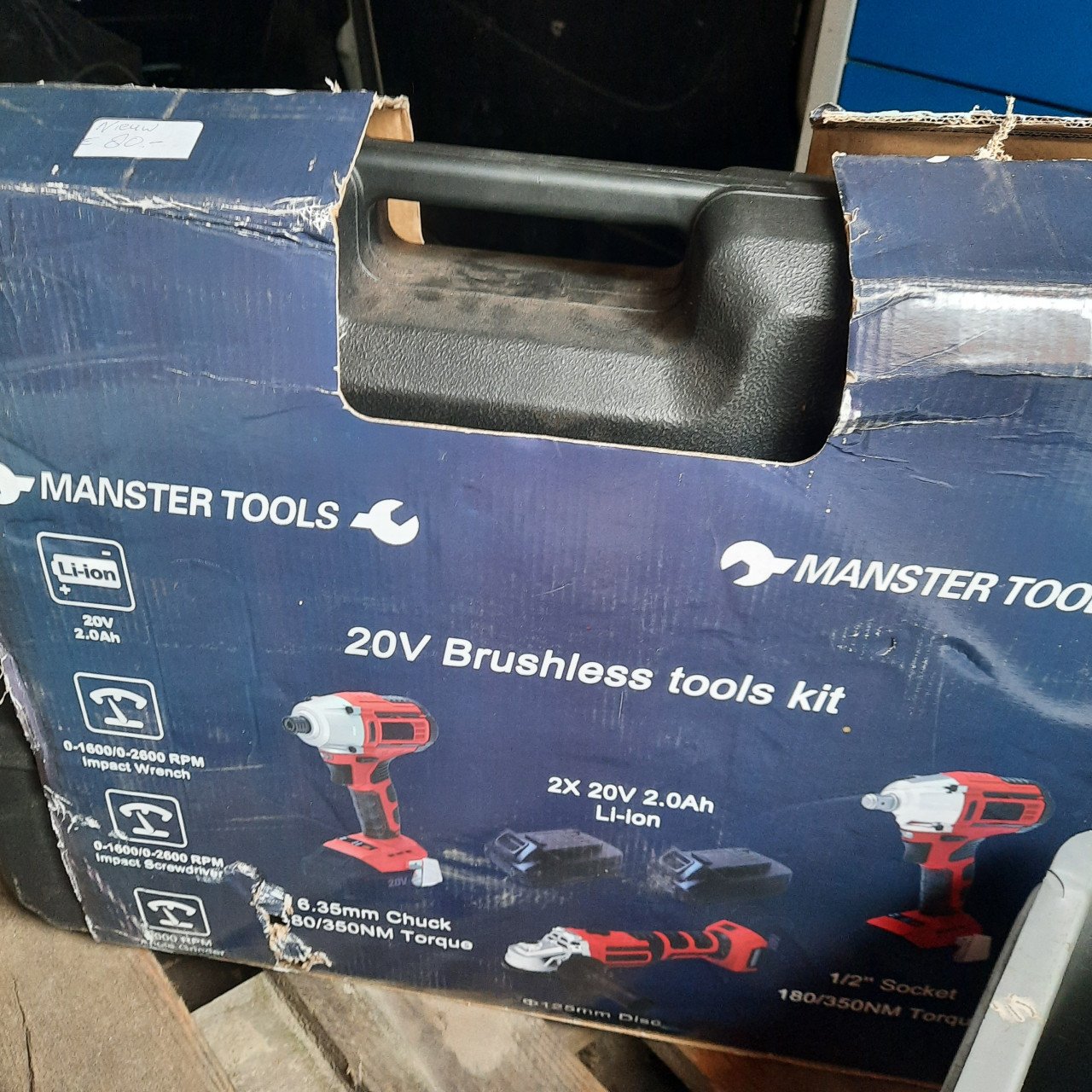 Accu gereedschap set van 3 nieuw KOOPJE