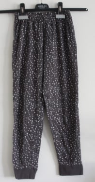 Pyama broek met stippen en sterren  maat 140