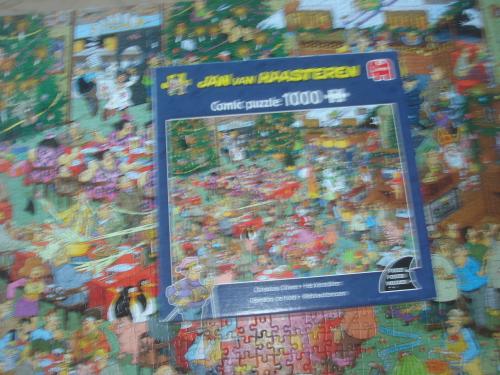 Te koop Complete Jan van Haasteren puzzel Het kerst diner 1000 stukjes