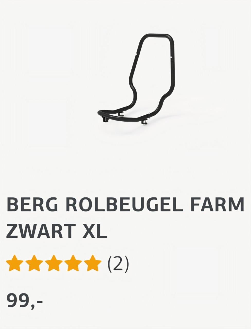 Berg xl skelter met 3 versnelling en aanhanger