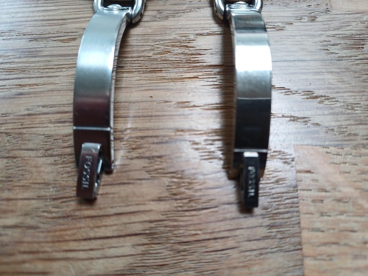 FOSSIL (staal) dameshorloge met extra schakels