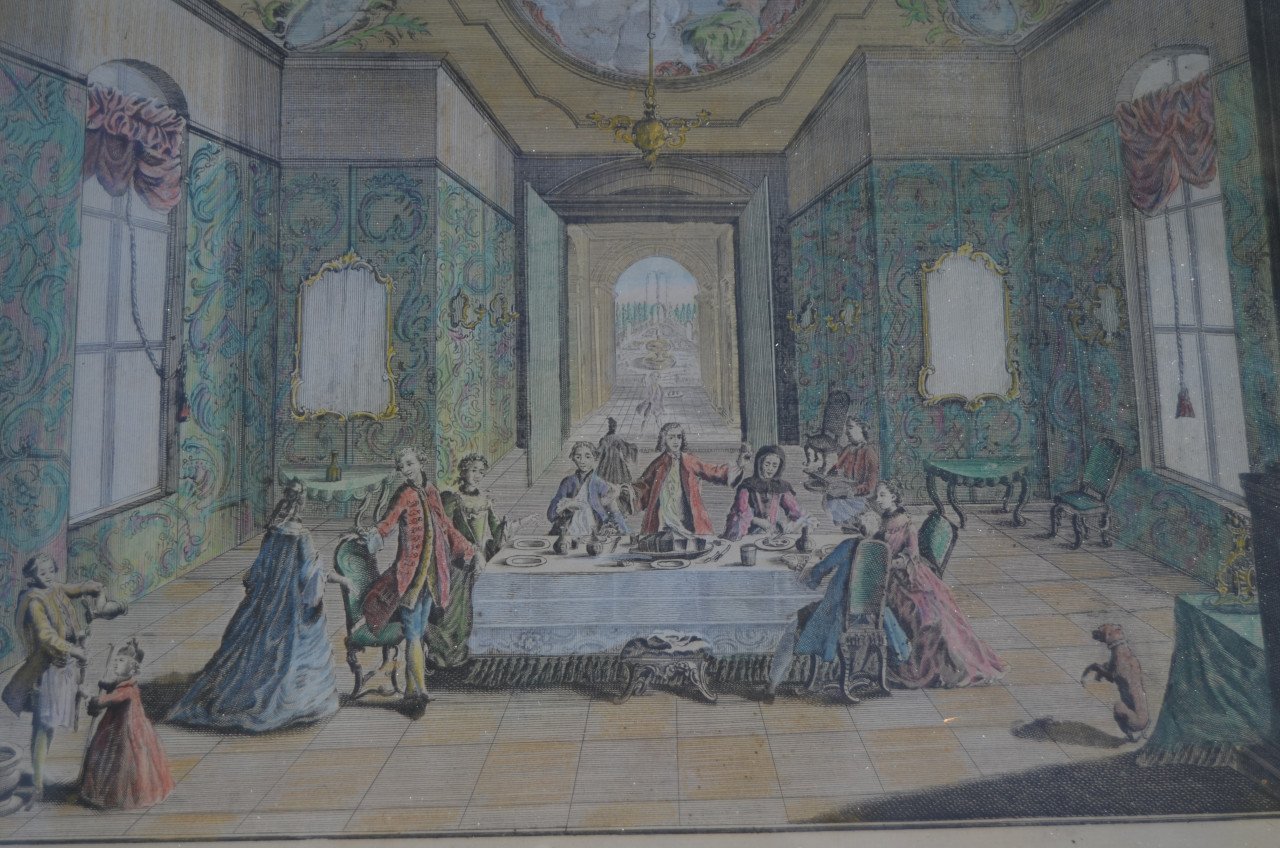 6 Prachtige Opticaprenten laat 18e eeuws (1)