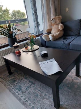 Salontafel uitklapbaar IKEA (Trulstorp) Zwartbruin