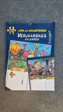 🎈Jan van Haasteren Verjaardagskalender. Onbeschreven.