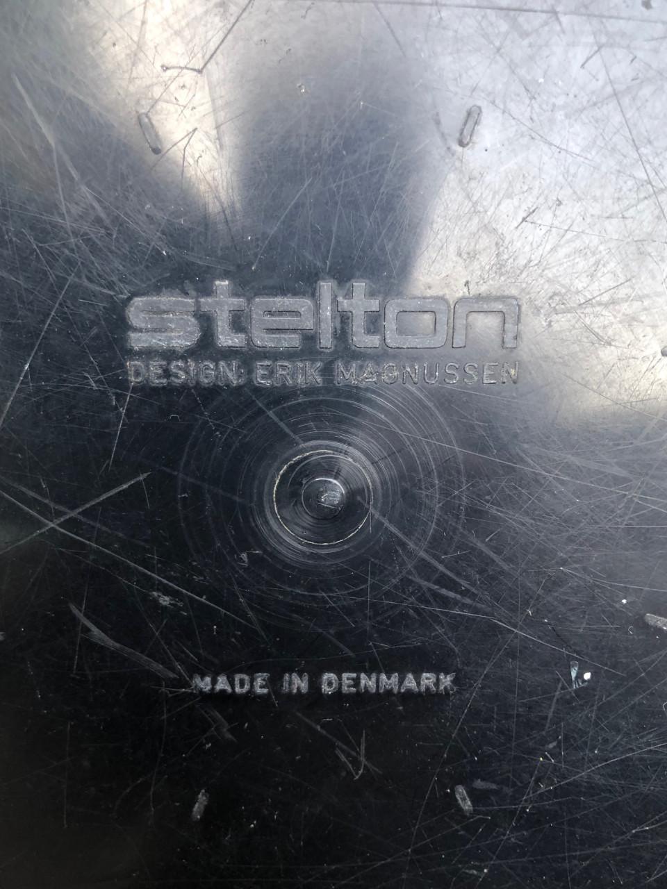 Zwarte rond dienblad