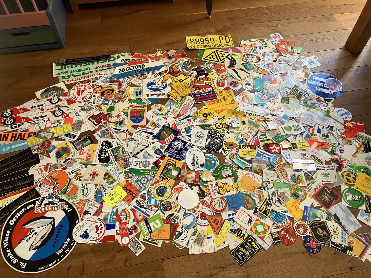 Stickers jaren ’70 en ‘80