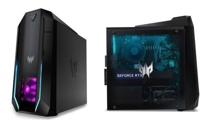 Game PC & RTX 8GB & SSD/HDD 2000GB & i7-10700 & Wi-Fi & 16GB