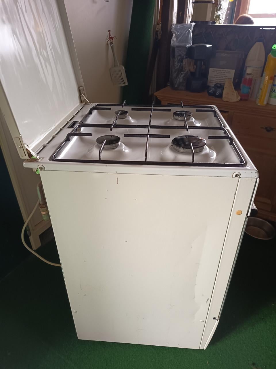 Gasfornuis met elektrische oven