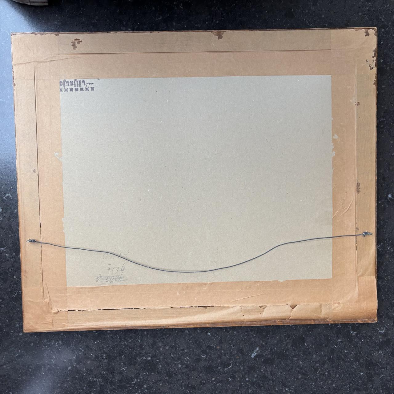 Ruurd van den Berg - Originele ets "Oud Brabant" (1942)