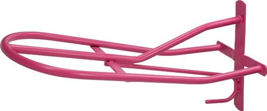 3 zadelsteunen, 2 zwarte en1 roze