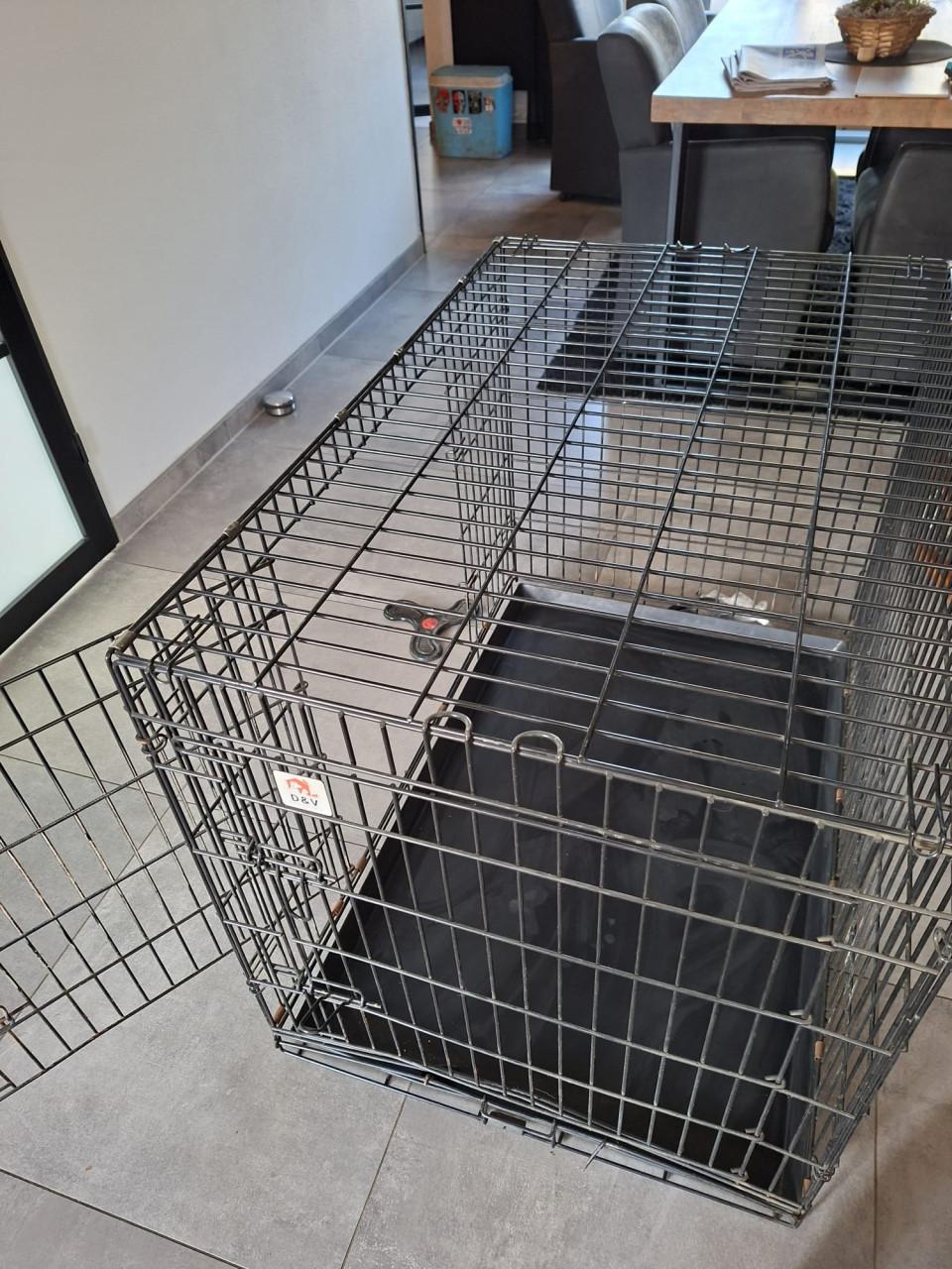 D & V Grote zwarte bench