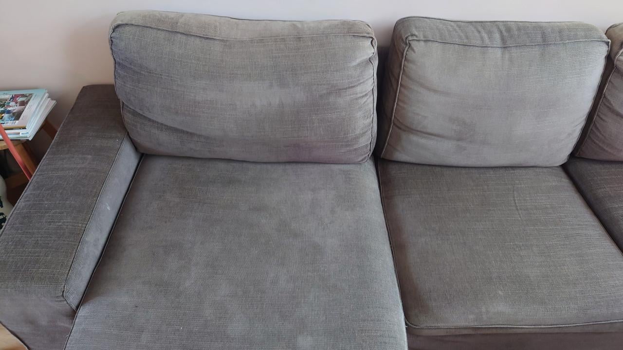 3-zitsbank met chaise longue, IKEA Kivik