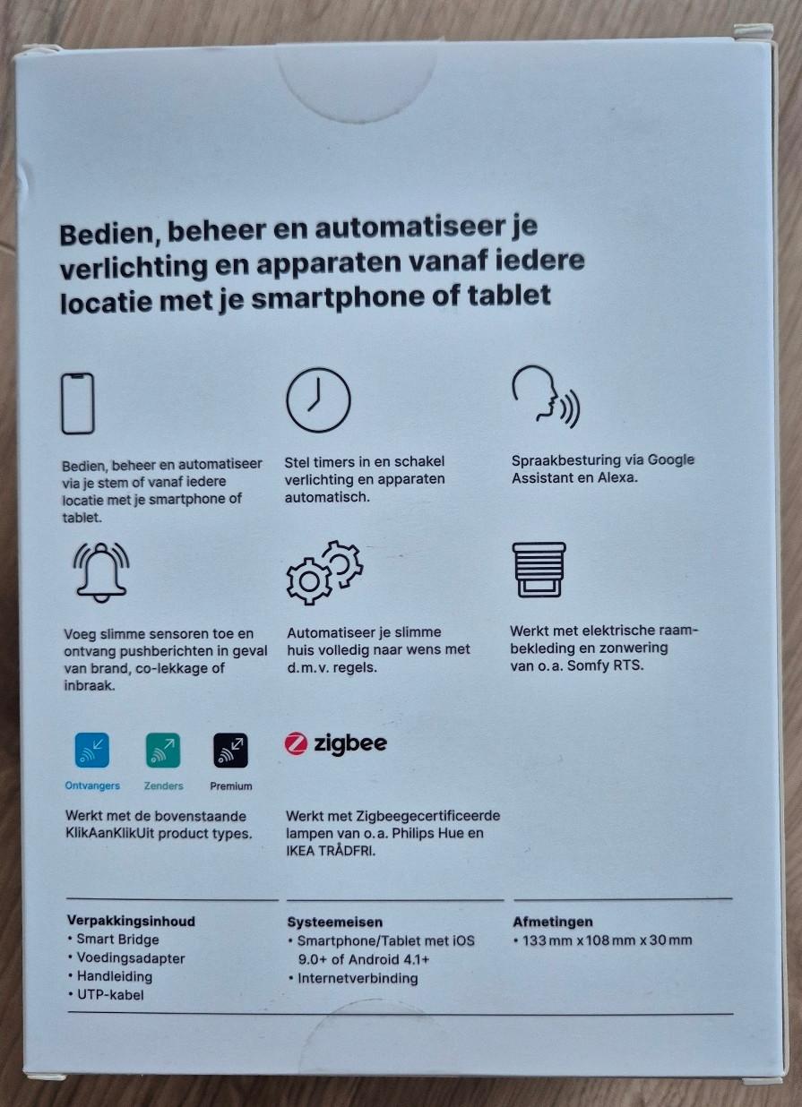 Klik Aan Klik Uit Smartbridge