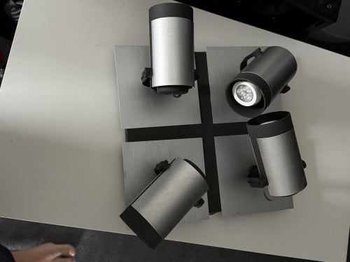 Philips PlafondsPots met 4 lichtpunten inclusief lampen