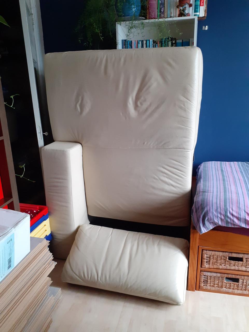 L-vormige hoekbank - gratis af te halen