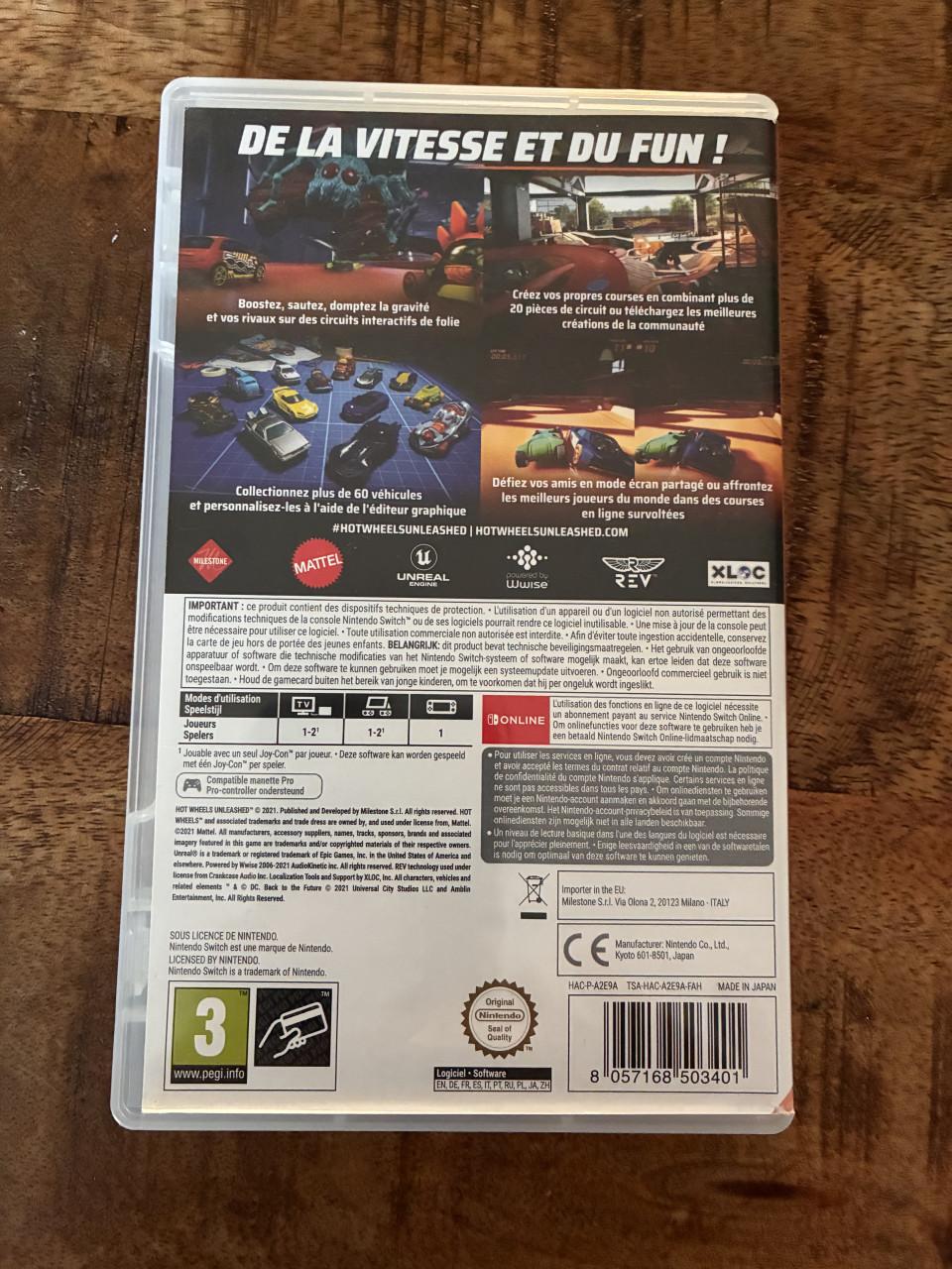 Nintendo Switch Hot Wheels unleashed