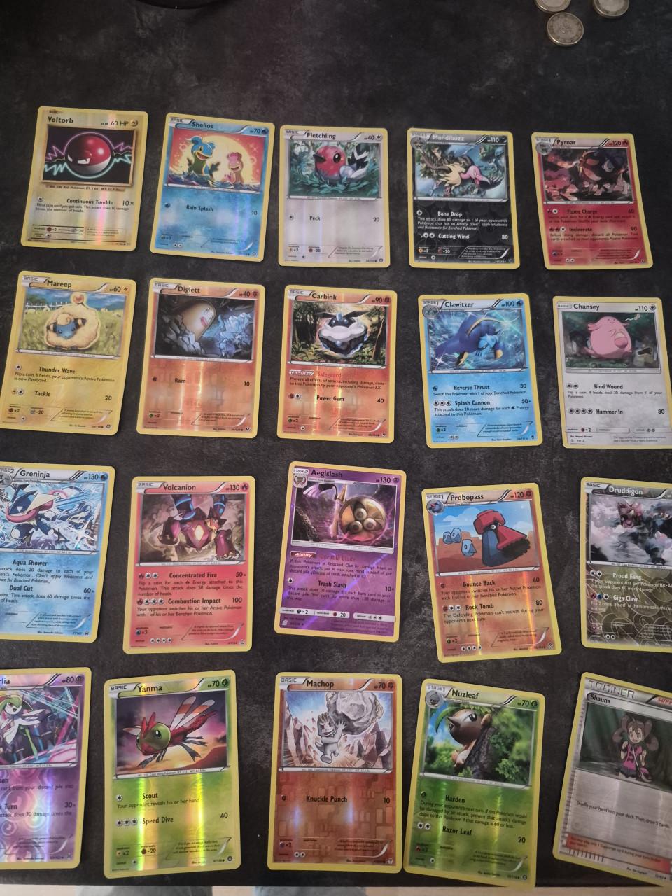 Nieuwe pokemonkaarten zeldzame