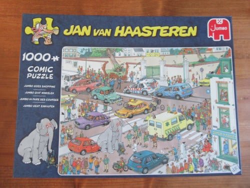 Volledige Jan van Haasteren puzzel 1000 stukjes, Jumbo gaat winkelen. Zgan