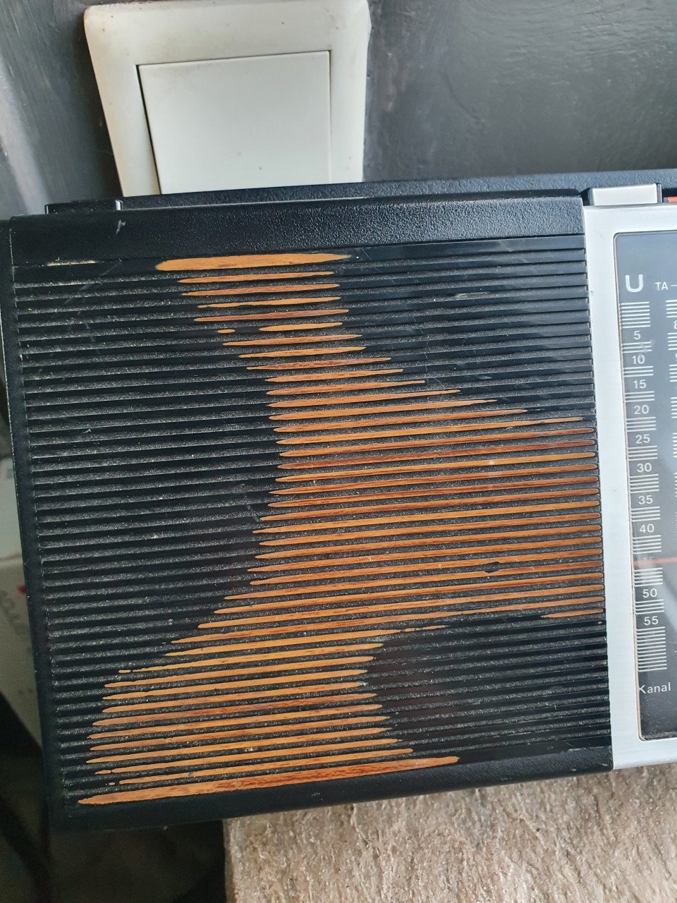 Vintage Graetz Euro-Page 303 draagbare radio, transistorradio jaren 70...